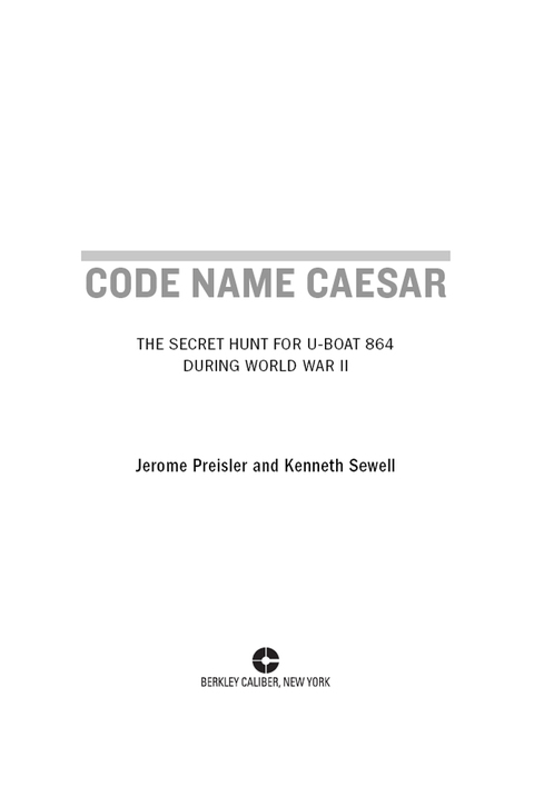 Cover image for book Code Name Caesar