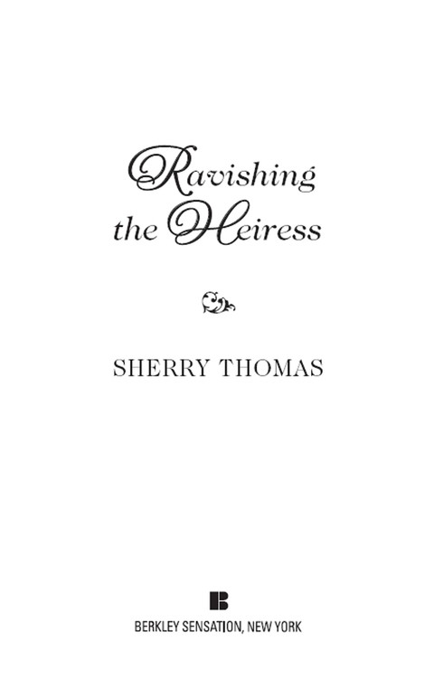 Cover image for book Ravishing the Heiress