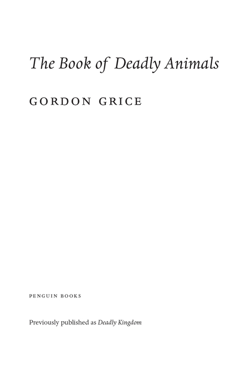 Cover image for book The Book of Deadly Animals