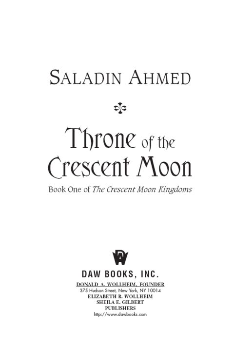 Cover image for book Throne of the Crescent Moon