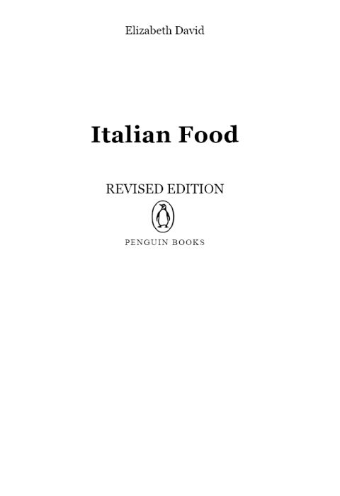Cover image for book Italian Food