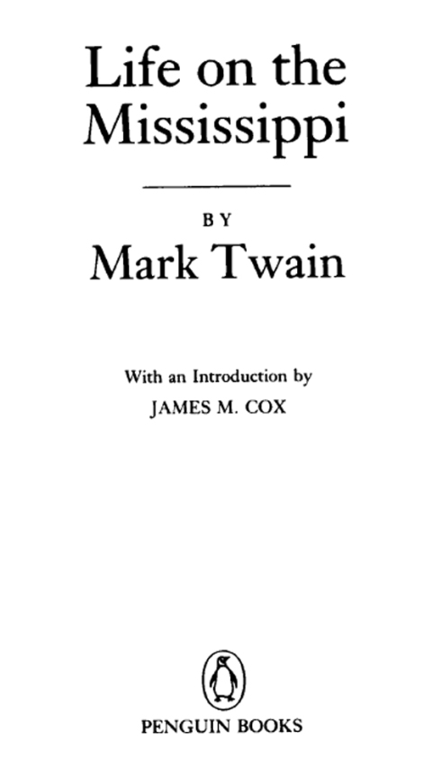 Cover image for book Life on the Mississippi