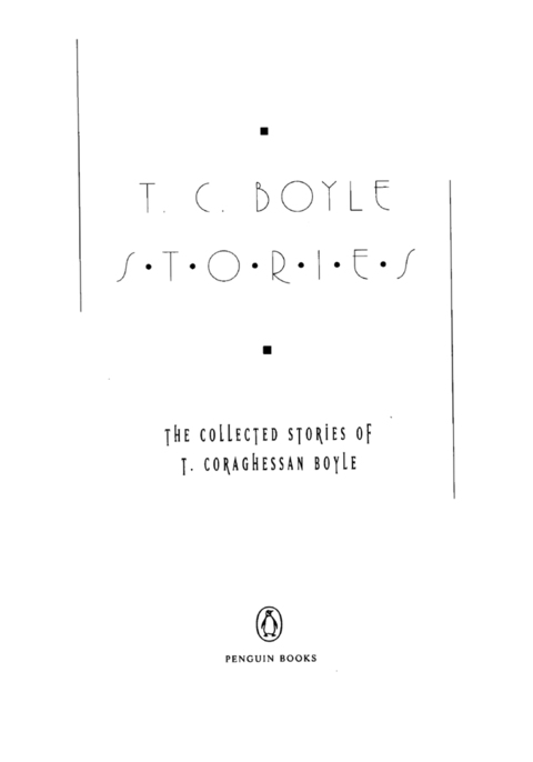 Cover image for book T.C. Boyle Stories