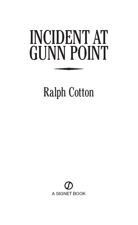 Cover image for book Incident at Gunn Point