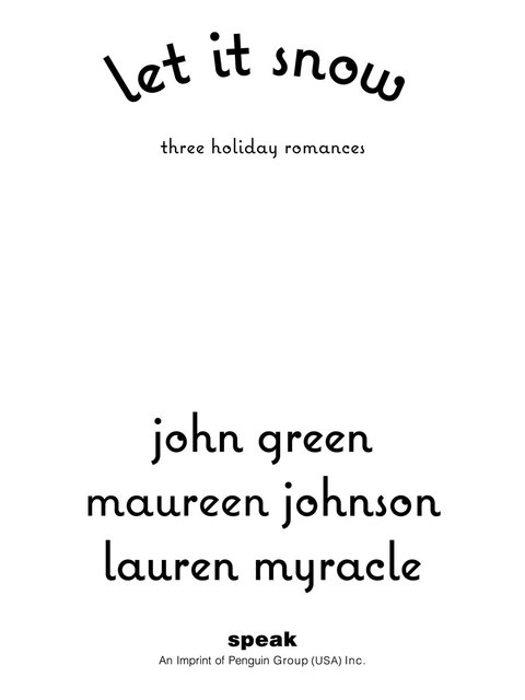 Cover image for book Let It Snow