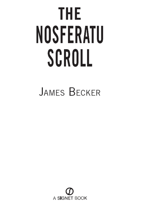 Cover image for book The Nosferatu Scroll