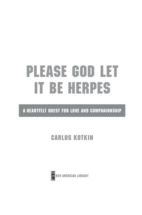 Cover image for book Please God Let it Be Herpes