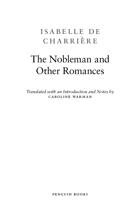 Cover image for book The Nobleman and Other Romances