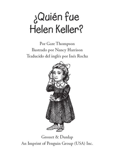 Cover image for book ¿Quién fue Helen Keller?