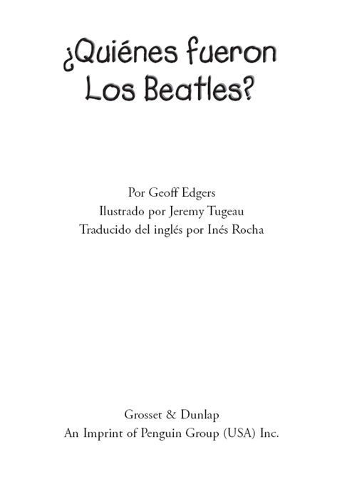 Cover image for book ¿Quiénes fueron los Beatles?
