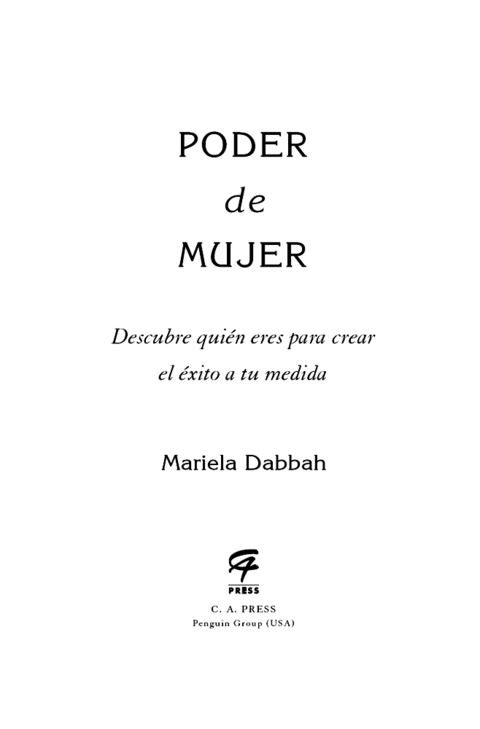 Cover image for book Poder de mujer: Descubre quién eres para crear el éxito a tu medida