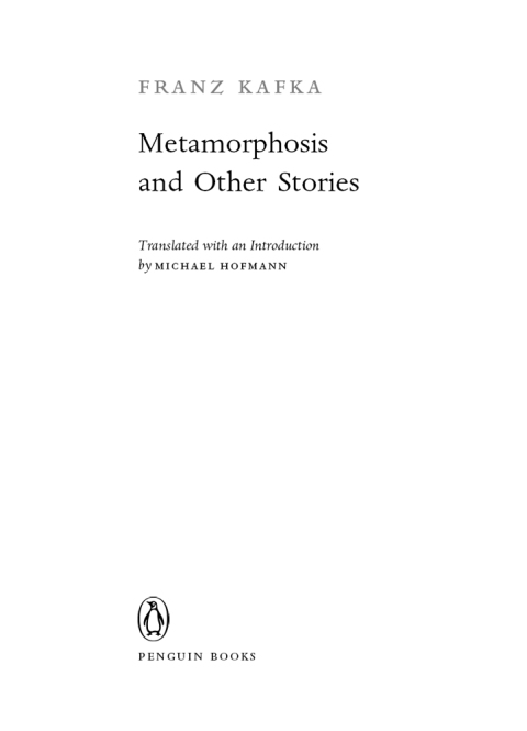 Cover image for book Metamorphosis and Other Stories