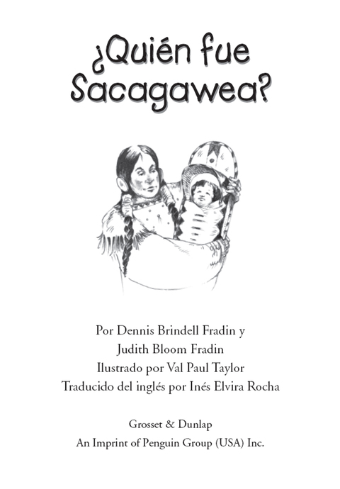 Cover image for book ¿Quién fue Sacagawea?