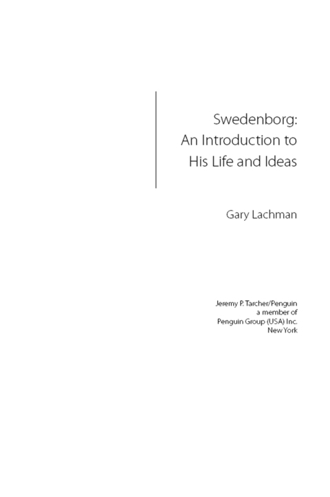 Cover image for book Swedenborg