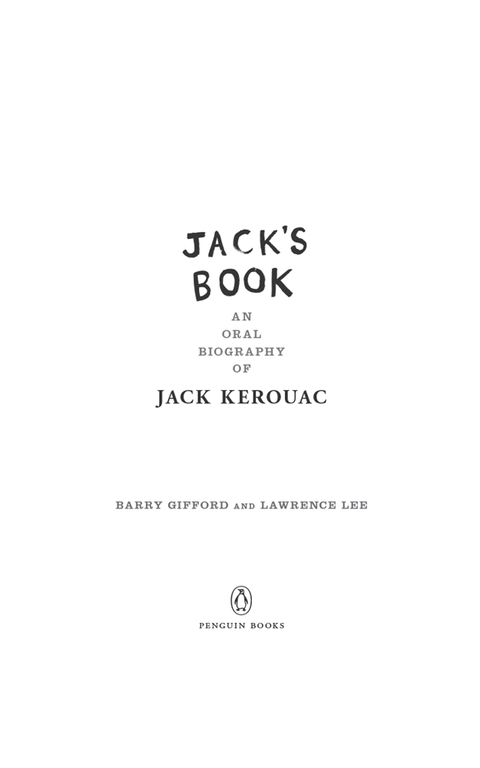 Cover image for book Jack's Book