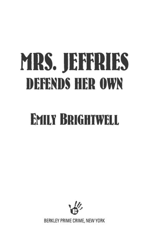 Cover image for book Mrs. Jeffries Defends Her Own