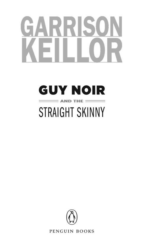 Cover image for book Guy Noir and the Straight Skinny
