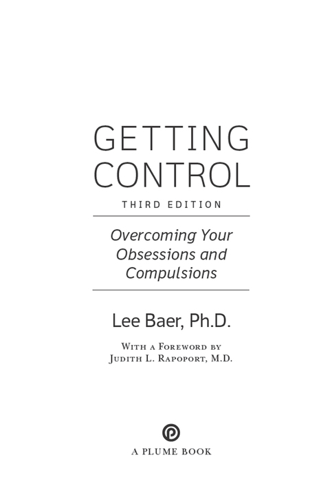 Cover image for book Getting Control