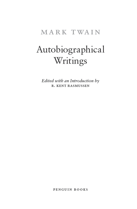 Cover image for book Autobiographical Writings