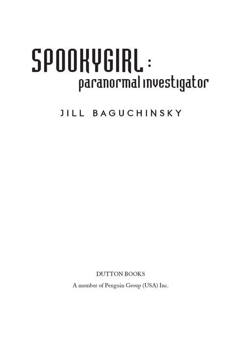Cover image for book Spookygirl: Paranormal Investigator
