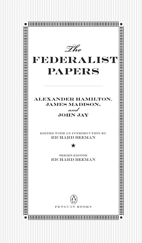Cover image for book The Federalist Papers