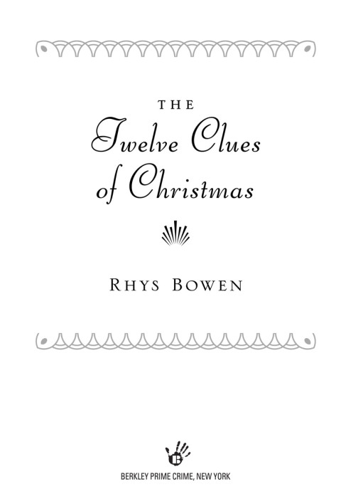 Cover image for book The Twelve Clues of Christmas