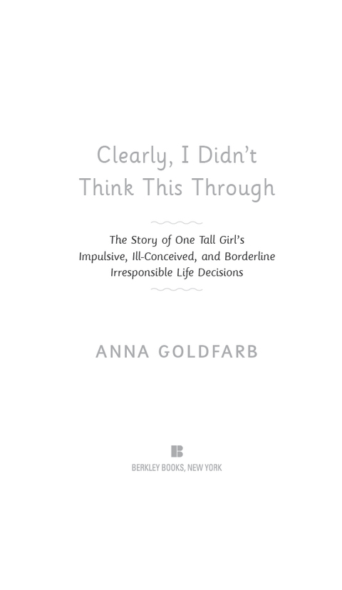 Cover image for book Clearly, I Didn't Think This Through