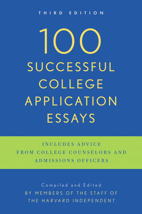 Cover image for book 100 Successful College Application Essays