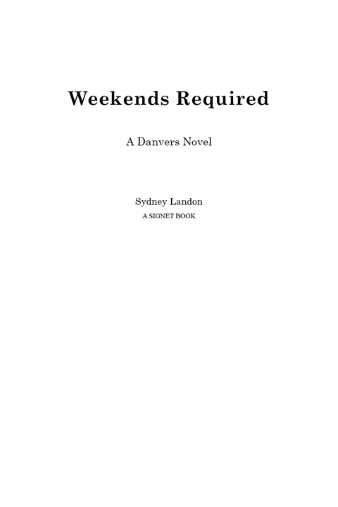 Cover image for book Weekends Required
