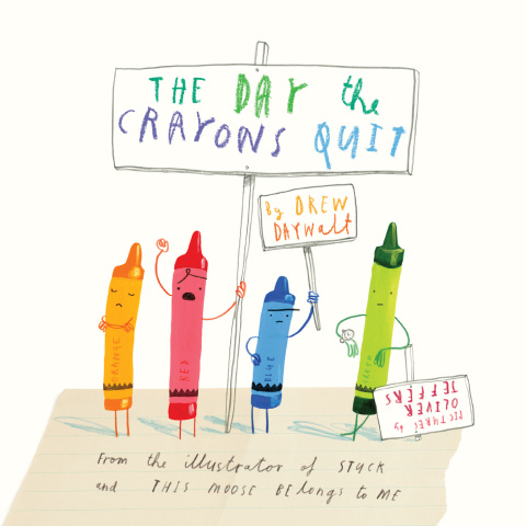 Cover image for book The Day the Crayons Quit