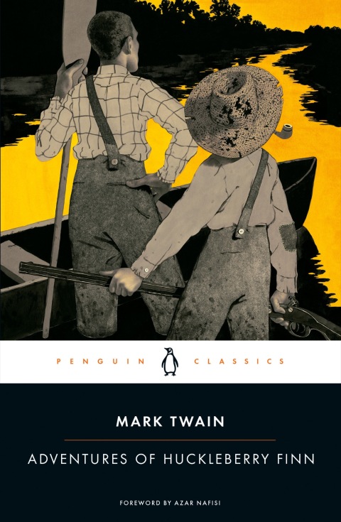 Cover image for book Adventures of Huckleberry Finn
