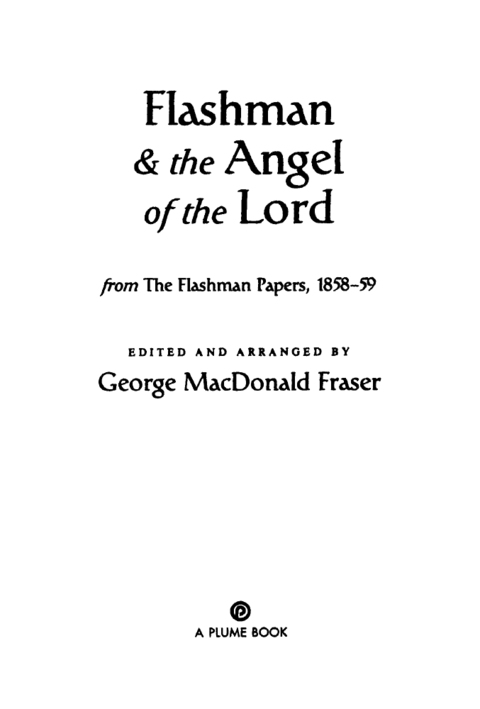 Cover image for book Flashman and the Angel of the Lord