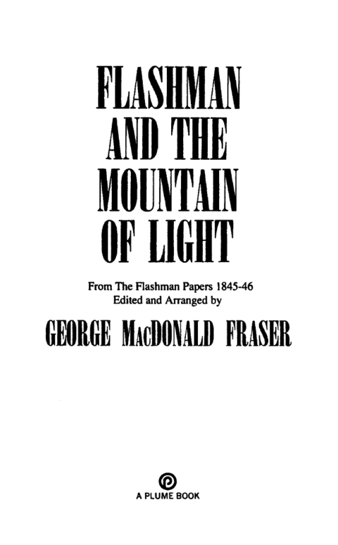 Cover image for book Flashman and the Mountain of Light
