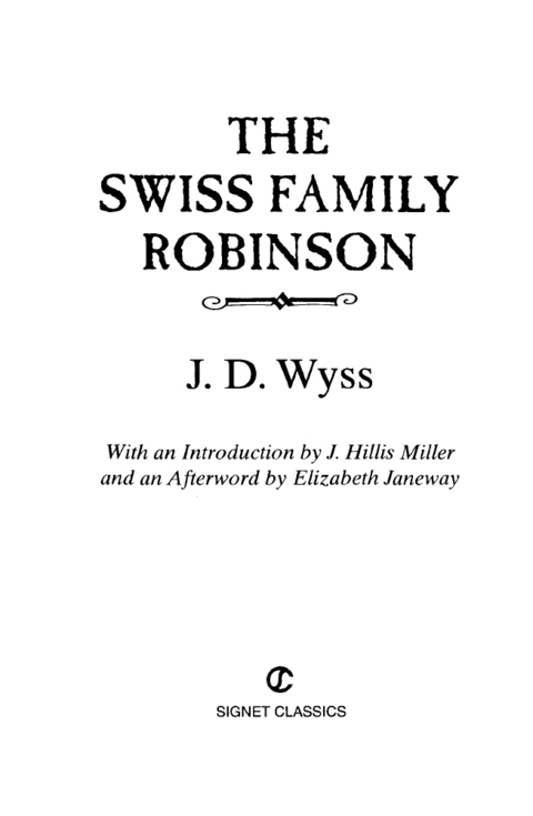 Cover image for book The Swiss Family Robinson
