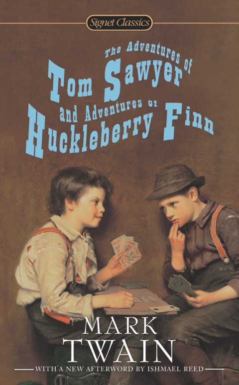 Cover image for book The Adventures of Tom Sawyer and Adventures of Huckleberry Finn