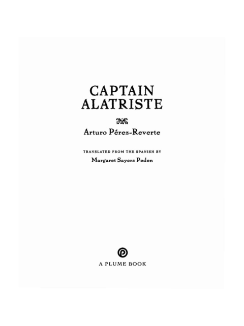 Cover image for book Captain Alatriste