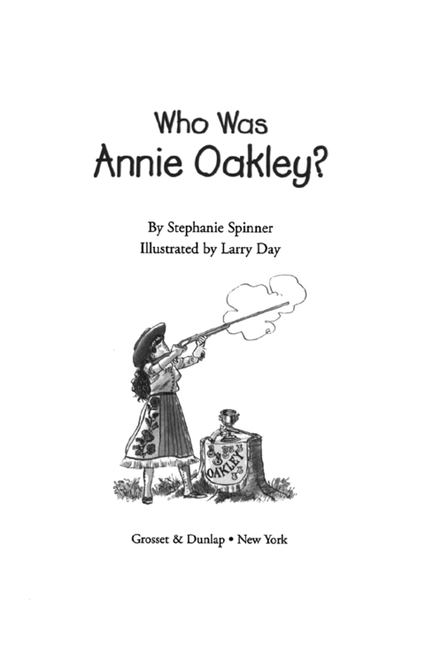 Cover image for book Who Was Annie Oakley?