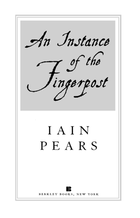 Cover image for book An Instance of the Fingerpost