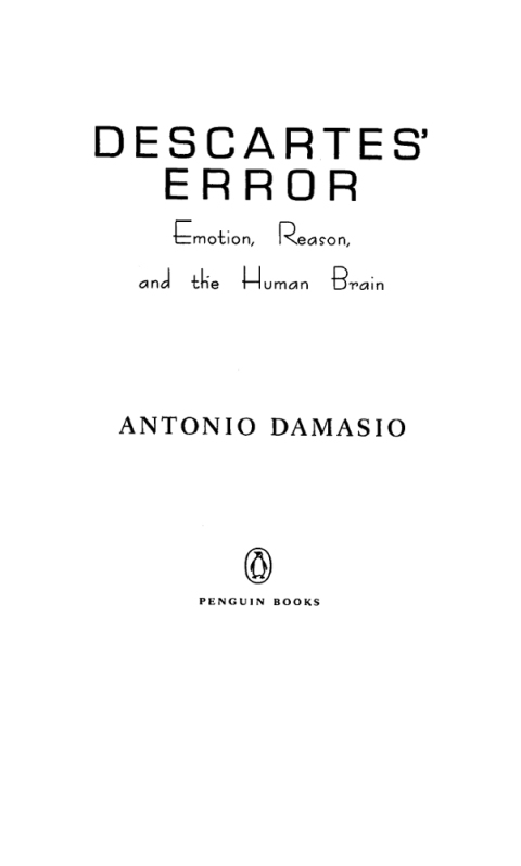 Cover image for book Descartes' Error