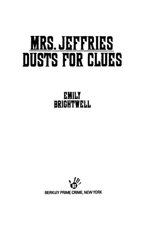 Cover image for book Mrs. Jeffries Dusts for Clues