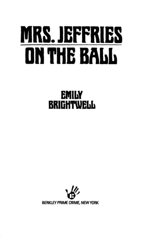 Cover image for book Mrs. Jeffries on the Ball