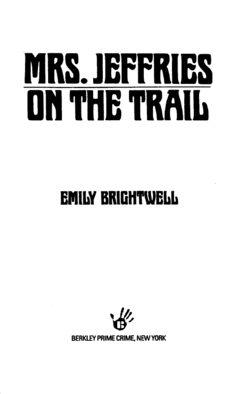 Cover image for book Mrs. Jeffries on the Trail