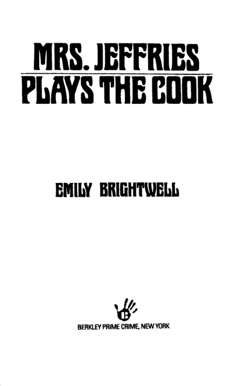 Cover image for book Mrs. Jeffries Plays the Cook