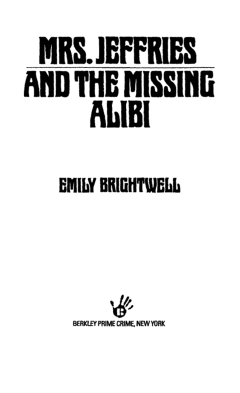 Cover image for book Mrs. Jeffries and the Missing Alibi
