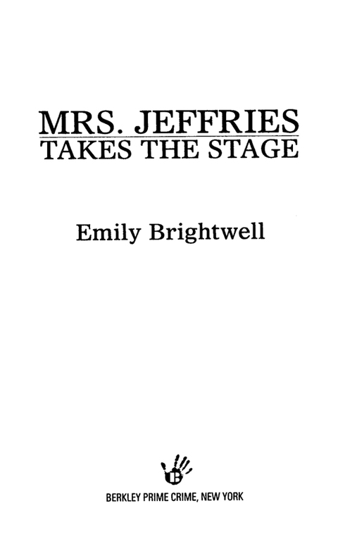 Cover image for book Mrs. Jeffries Takes the Stage