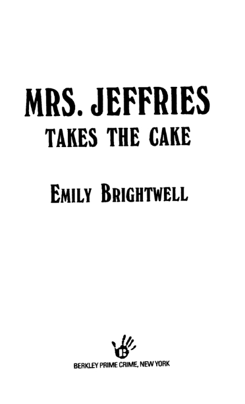 Cover image for book Mrs. Jeffries Takes the Cake