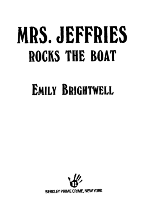 Cover image for book Mrs. Jeffries Rocks the Boat