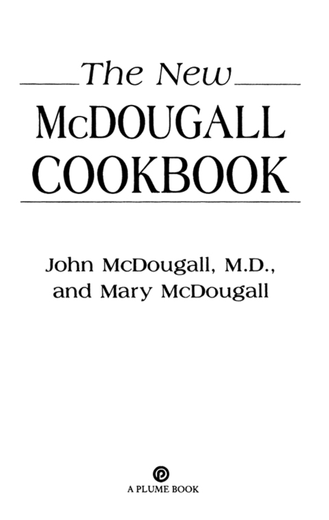 Cover image for book The New McDougall Cookbook