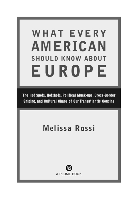 Cover image for book What Every American Should Know About Europe