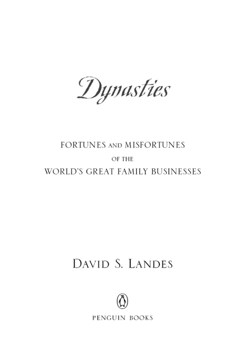 Cover image for book Dynasties